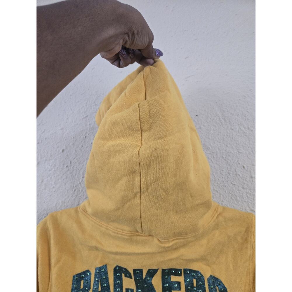 Green Bay Packers Victoria’s Secret Pink Women’s Full-zip Sweatshirt, Yellow, XS - Picture 6 of 6